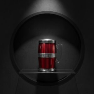 Elegant Red Ceramic Mug
