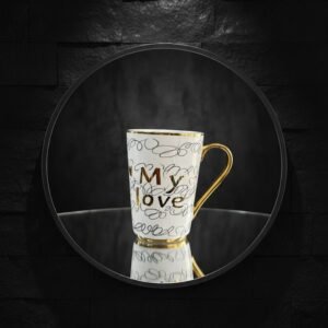 Luxury Golden Design Ceramic Mug Set