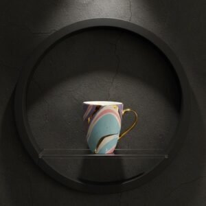 Multi Shade Ceramic Mug Set