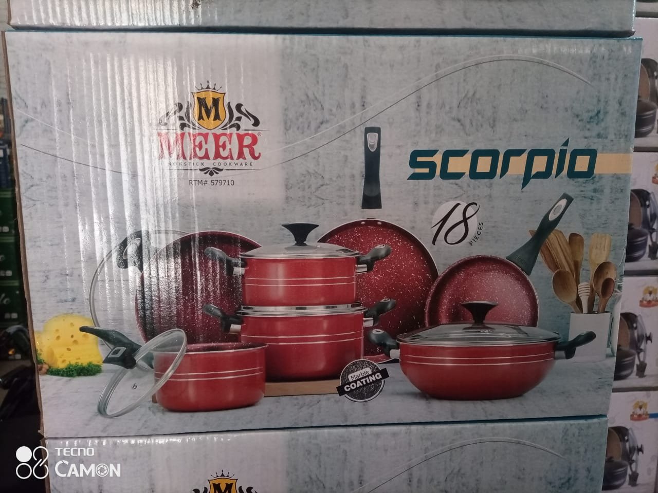RTM# 579710 MEER Non-Stick Cookware Mega Set
